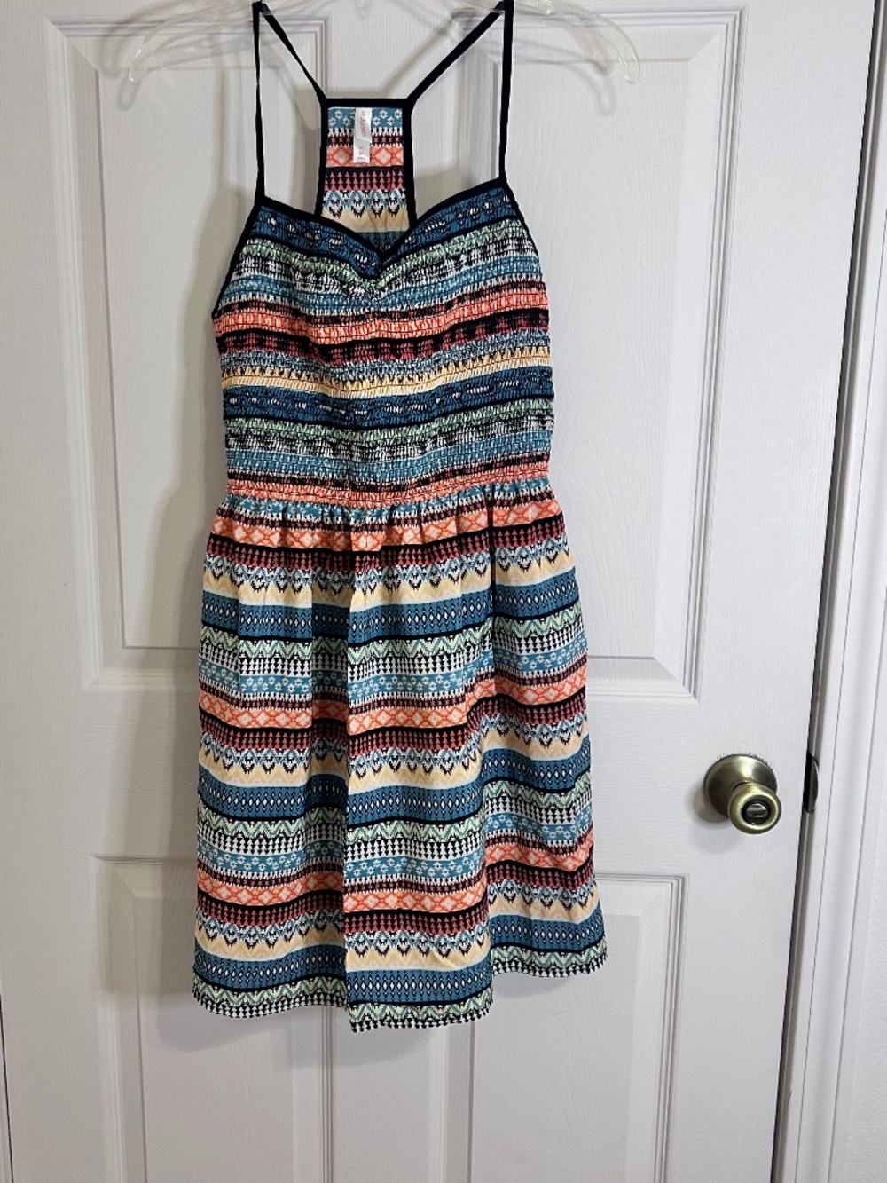 Xhilaration Multicolored Tribal Print Mini Dress Size M